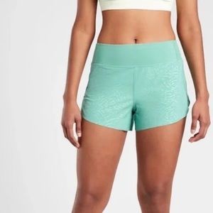Athleta Run with It Printed 3.5 Inch Shorts